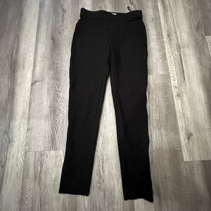 Calvin Klein black stretch pants rayon nylon spandex blend Size 2 women’s